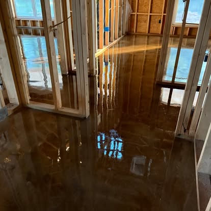 Interior framing · finish stage